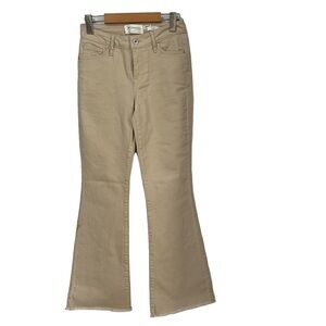 RE Generation cream color flared leg pants size 25